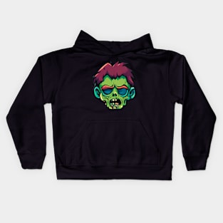 The Green Face Zombie Kids Hoodie